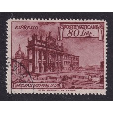 VATICANO 1949 EXPRESO ESTAMPILLA USADA LA MAS RARA DE LA SERIE 34 €